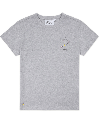 Bezo Grey Libra Zodiac T-Shirt