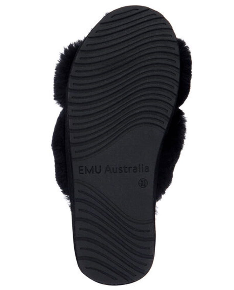 EMU Mayberry Black Slippers