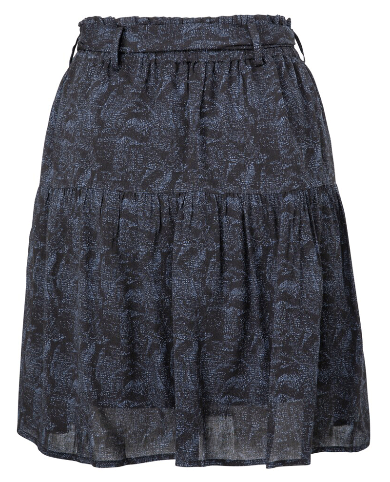 Yaya Anthracite Mini Skirt