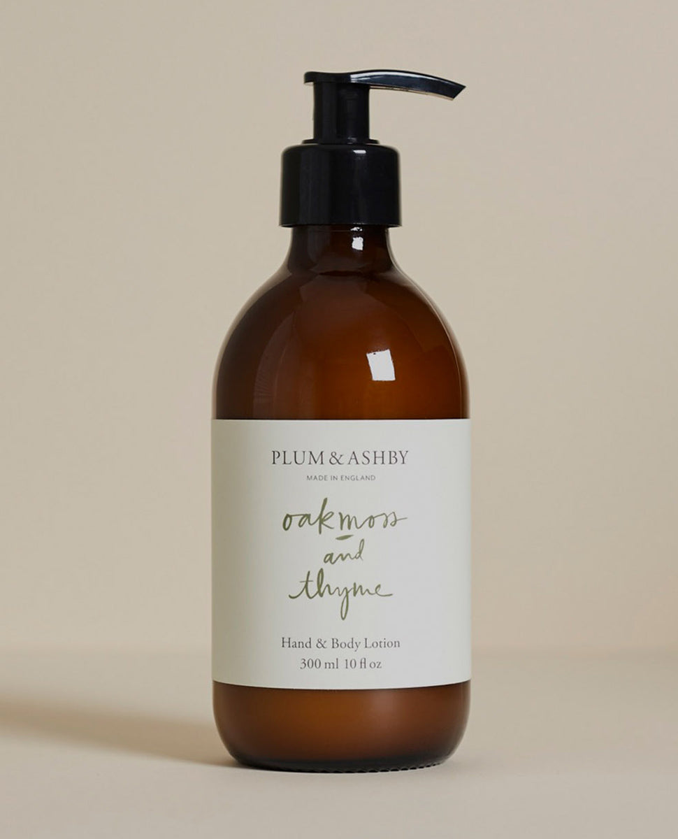 Plum and Ashby Oakmoss & Thyme Hand and Body Lotion
