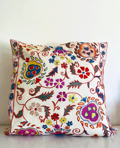 Turkish Double Sided Embroidered Cushion