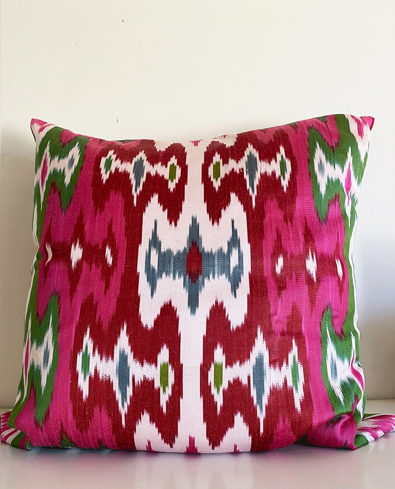 Turkish All Over Silk Cushion