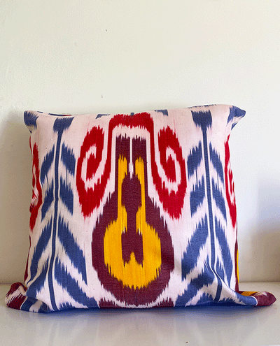 Turkish All Over Silk Cushion