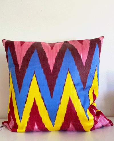 Turkish All Over Silk Cushion