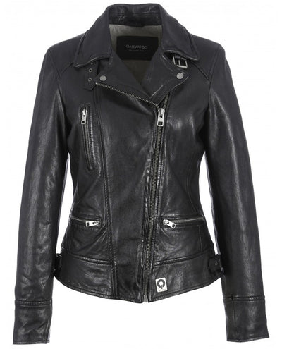 Oakwood Video Black Leather Jacket