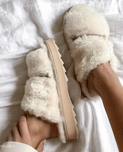 EMU Wobbegong Natural Slippers
