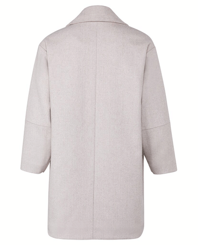 Yaya Ivory Oversized Coat
